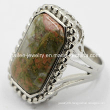 Fashion 316L Stainless Steel Ring with Big Stone